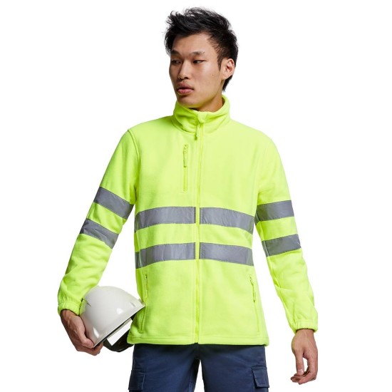 Jacheta fleece reflectorizanta Galben Jacheta fleece reflectorizanta Galben
