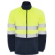 Jacheta fleece reflectorizanta Galben si bleumarin Jacheta fleece reflectorizanta Galben si bleumarin