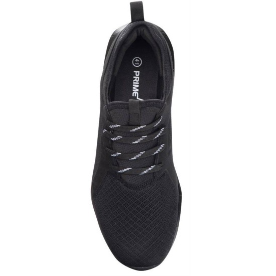 Pantofi sport din material textil fara bombeu O1 Negru