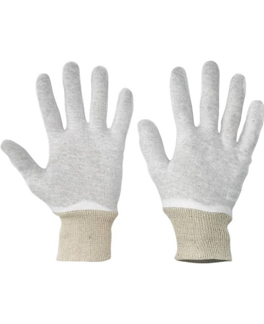 Manusi cusute din tricot bumbac/poliester