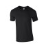 Tricou cu maneca scurta softstyle, unisex, 153g/m2 Negru