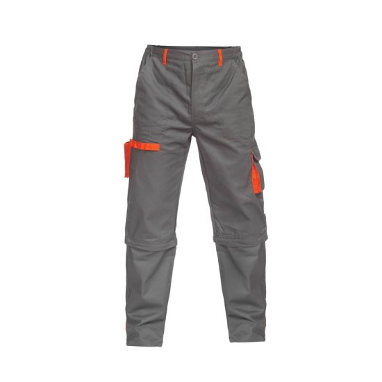 Pantaloni de lucru 2-in-1 tercot 240 g/m2 Gri cu portocaliu Pantaloni de lucru 2-in-1 tercot 240 g/m2 Gri cu portocaliu
