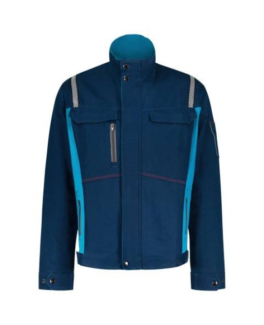 Jacheta de lucru premium, bumbac 260g/m2, Bleumarin-albastru