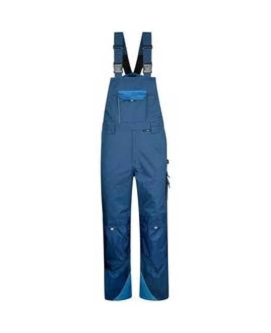 Salopeta cu pieptar premium, tercot 270g/m2 Bleumarin-Albastru