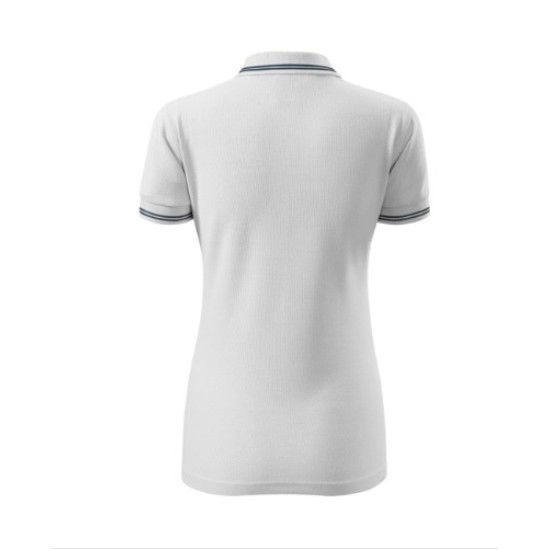 Tricou polo femei, 200g/m2, Malfini Urban 220, Alb Tricou polo femei, 200g/m2, Malfini Urban 220, Alb