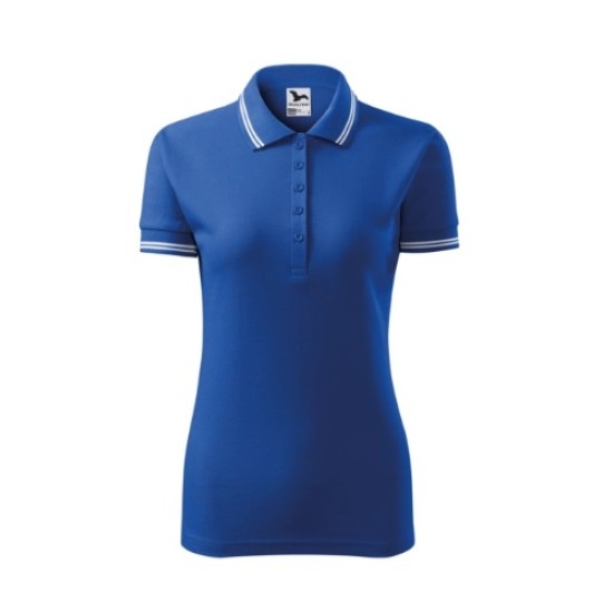 Tricou polo femei, 200g/m2, Malfini Urban 220 Albastru regal