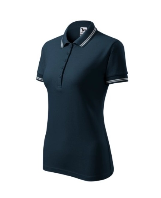 Tricou polo femei, 200g/m2, Malfini Urban 220 Bleumarin