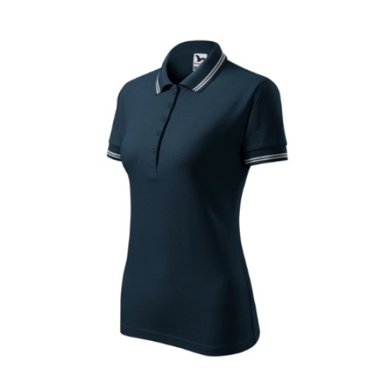 Tricou polo femei, 200g/m2, Malfini Urban 220, Bleumarin Tricou polo femei, 200g/m2, Malfini Urban 220, Bleumarin