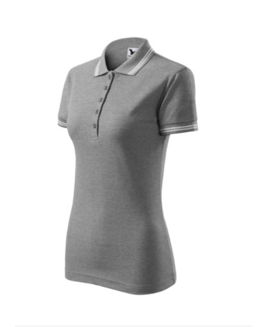 Tricou polo femei, 200g/m2, Malfini Urban 220 Gri