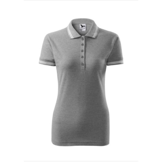 Tricou polo femei, 200g/m2, Malfini Urban 220, Gri inchis Tricou polo femei, 200g/m2, Malfini Urban 220, Gri inchis