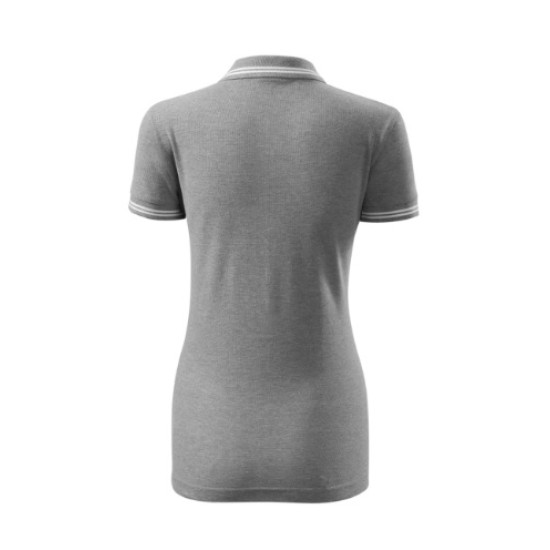 Tricou polo femei, 200g/m2, Malfini Urban 220 Gri