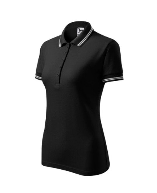 Tricou polo femei, 200g/m2, Malfini Urban 220 Negru
