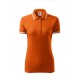 Tricou polo femei, 200g/m2, Malfini Urban 220, Portocaliu Tricou polo femei, 200g/m2, Malfini Urban 220, Portocaliu