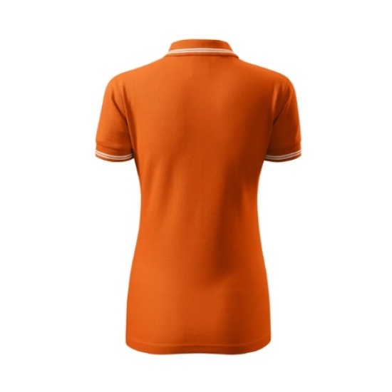 Tricou polo femei, 200g/m2, Malfini Urban 220, Portocaliu Tricou polo femei, 200g/m2, Malfini Urban 220, Portocaliu