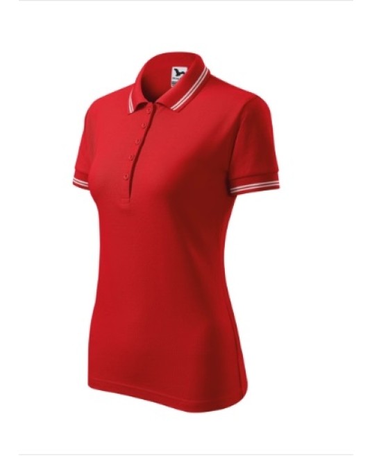 Tricou polo femei, 200g/m2, Malfini Urban 220  Rosu