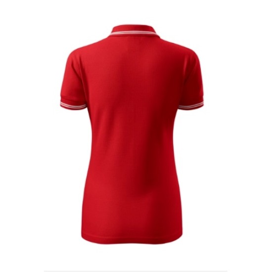 Tricou polo femei, 200g/m2, Malfini Urban 220, Rosu Tricou polo femei, 200g/m2, Malfini Urban 220, Rosu