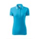 Tricou polo femei, 200g/m2, Malfini Urban 220 Turcoaz