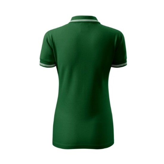 Tricou polo femei, 200g/m2, Malfini Urban 220 Verde inchis