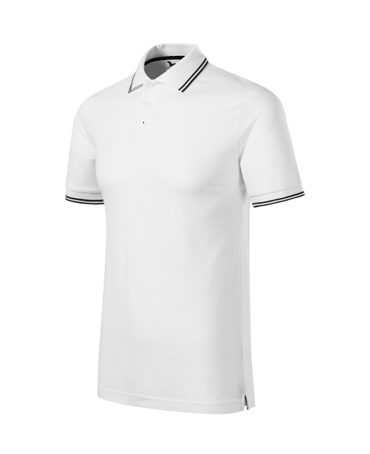 Tricou polo subtire, 180 g/mp, pentru barbati, Malfini Focus 232, alb