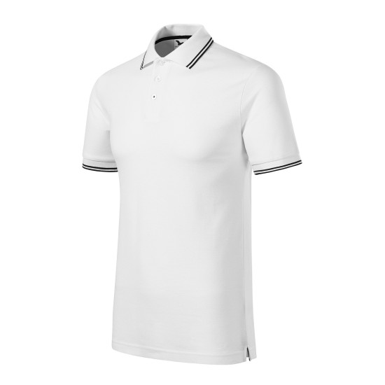 Tricou polo subtire, 180 g/mp, pentru barbati, Malfini Focus 232, alb