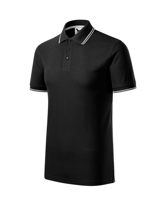Tricou polo subtire, 180 g/mp, pentru barbati, Malfini Focus 232, negru