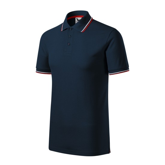 Tricou polo subtire, 180 g/mp, pentru barbati, Malfini Focus 232, bleumarin Tricou polo subtire, 180 g/mp, pentru barbati, Malfini Focus 232, bleumarin