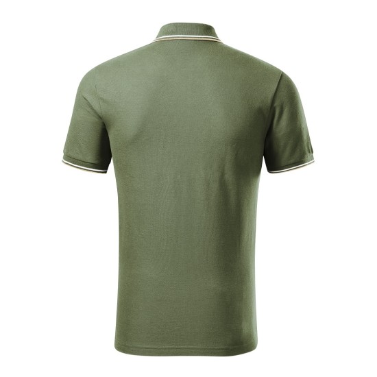 Tricou polo subtire, 180 g/mp, pentru barbati, Malfini Focus 232, kaki Tricou polo subtire, 180 g/mp, pentru barbati, Malfini Focus 232, kaki
