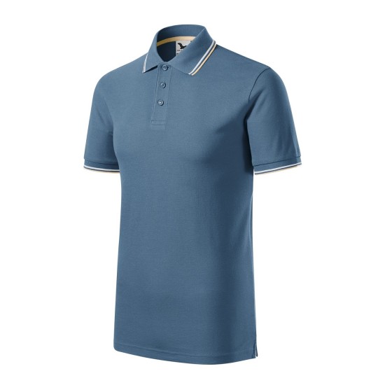 Tricou polo subtire, 180 g/mp, pentru barbati, Malfini Focus 232, denim