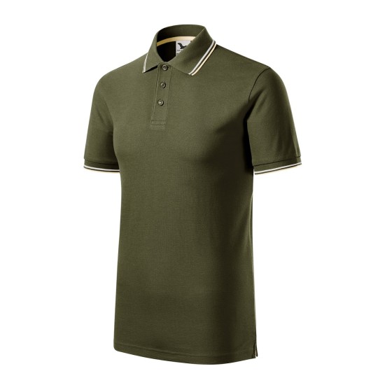 Tricou polo subtire, 180 g/mp, pentru barbati, Malfini Focus 232, military