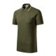 Tricou polo subtire, 180 g/mp, pentru barbati, Malfini Focus 232, military Tricou polo subtire, 180 g/mp, pentru barbati, Malfini Focus 232, military