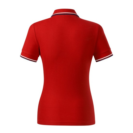 Tricou polo subtire, 180 g/mp, pentru femei, Malfini Focus 233, rosu Tricou polo subtire, 180 g/mp, pentru femei, Malfini Focus 233, rosu