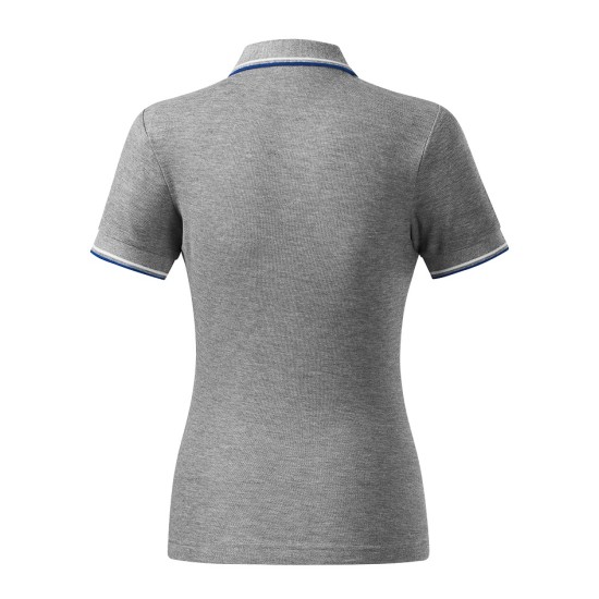 Tricou polo subtire, 180 g/mp, pentru femei, Malfini Focus 233, gri inchis Tricou polo subtire, 180 g/mp, pentru femei, Malfini Focus 233, gri inchis