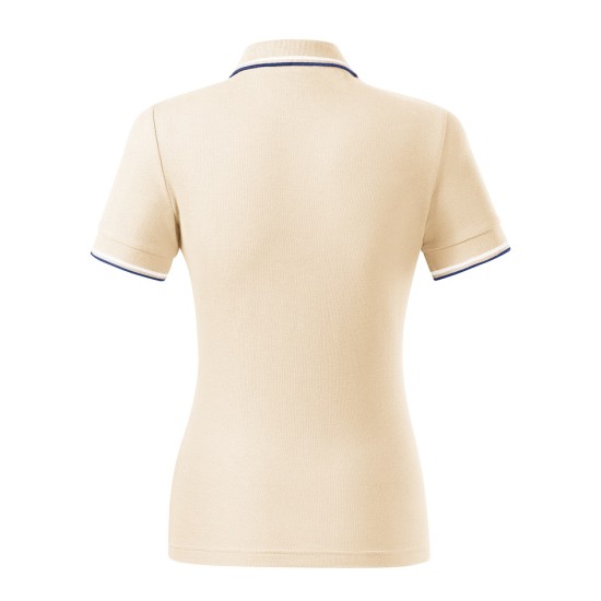 Tricou polo subtire, 180 g/mp, pentru femei, Malfini Focus 233, migdala