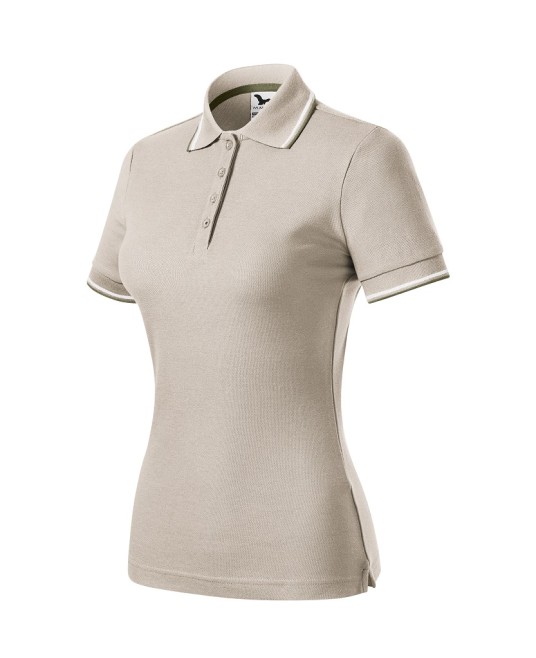 Tricou polo subtire, 180 g/mp, pentru femei, Malfini Focus 233, gri ice