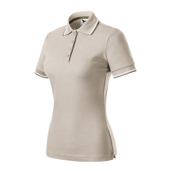 Tricou polo subtire, 180 g/mp, pentru femei, Malfini Focus 233, gri ice