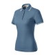 Tricou polo subtire, 180 g/mp, pentru femei, Malfini Focus 233, denim Tricou polo subtire, 180 g/mp, pentru femei, Malfini Focus 233, denim