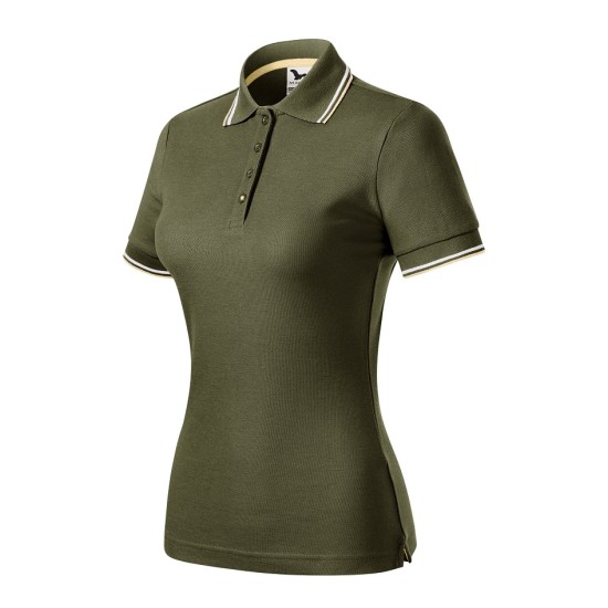 Tricou polo subtire, 180 g/mp, pentru femei, Malfini Focus 233, military