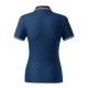 Tricou polo subtire, 180 g/mp, pentru femei, Malfini Focus 233, midnight blue Tricou polo subtire, 180 g/mp, pentru femei, Malfini Focus 233, midnight blue