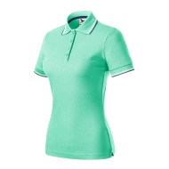 Tricou polo subtire, 180 g/mp, pentru femei, Malfini Focus 233, verde menta