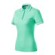 Tricou polo subtire, 180 g/mp, pentru femei, Malfini Focus 233, verde menta Tricou polo subtire, 180 g/mp, pentru femei, Malfini Focus 233, verde menta