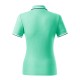 Tricou polo subtire, 180 g/mp, pentru femei, Malfini Focus 233, verde menta