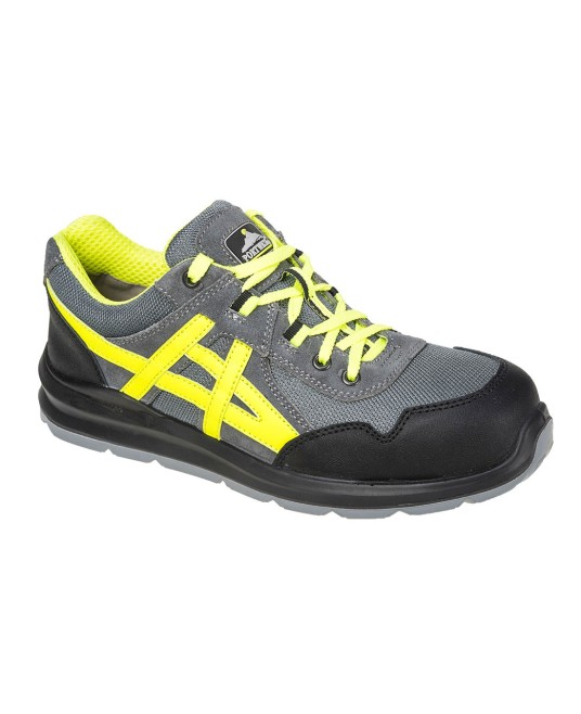 Pantofi de protectie sport, bombeu metalic, talpa PU/PU, S1 [FT50] Gri