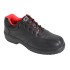 Pantofi de protectie pentru femei, bombeu metalic, talpa PU/PU, S1[FW41] Negru