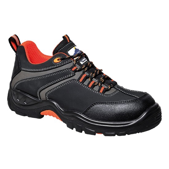 Pantofi de protectie, bombeu compozit si lamela, talpa poliuretan/cauciuc ,S3 HRO [FC61] Negru