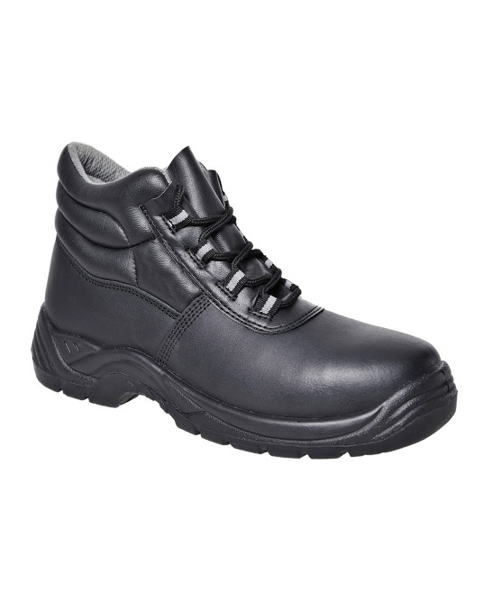 Bocanci de protectie, bombeu compozit si lamela, talpa PU/PU, S1P [FC10] Negru