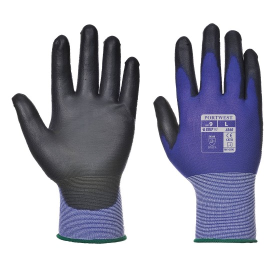 Manusi de protectie Senti-Flex  [A360] Negru si albastru