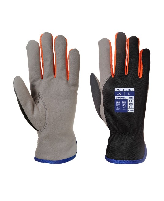 Manusi de protectie termica Wintershield [A280] Negru si portocaliu