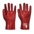 Manusi de protectie din PVC, lungime 27 cm [A427] Rosu