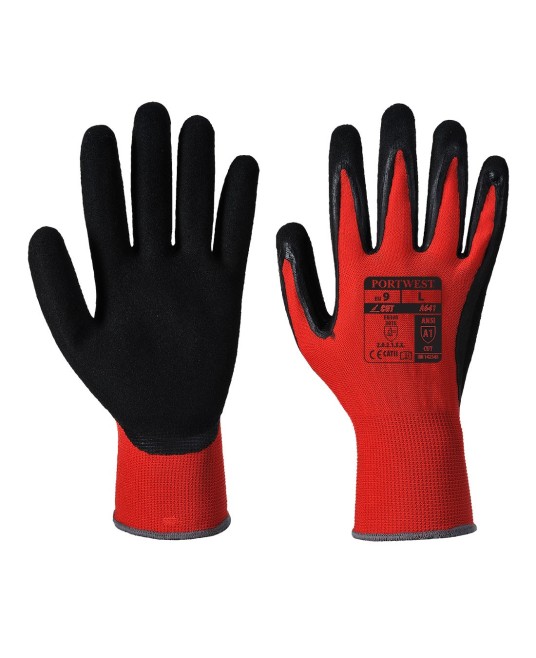 Manusi de protectie  Red cut1 [A641] Rosu si negru