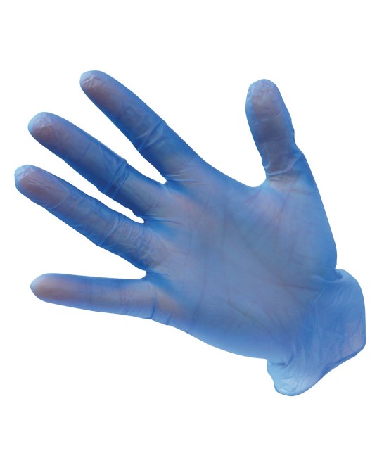 Manusi de protectie de Unica Folosinta din vinil, pudrate, 100 buc [A900] Transparent